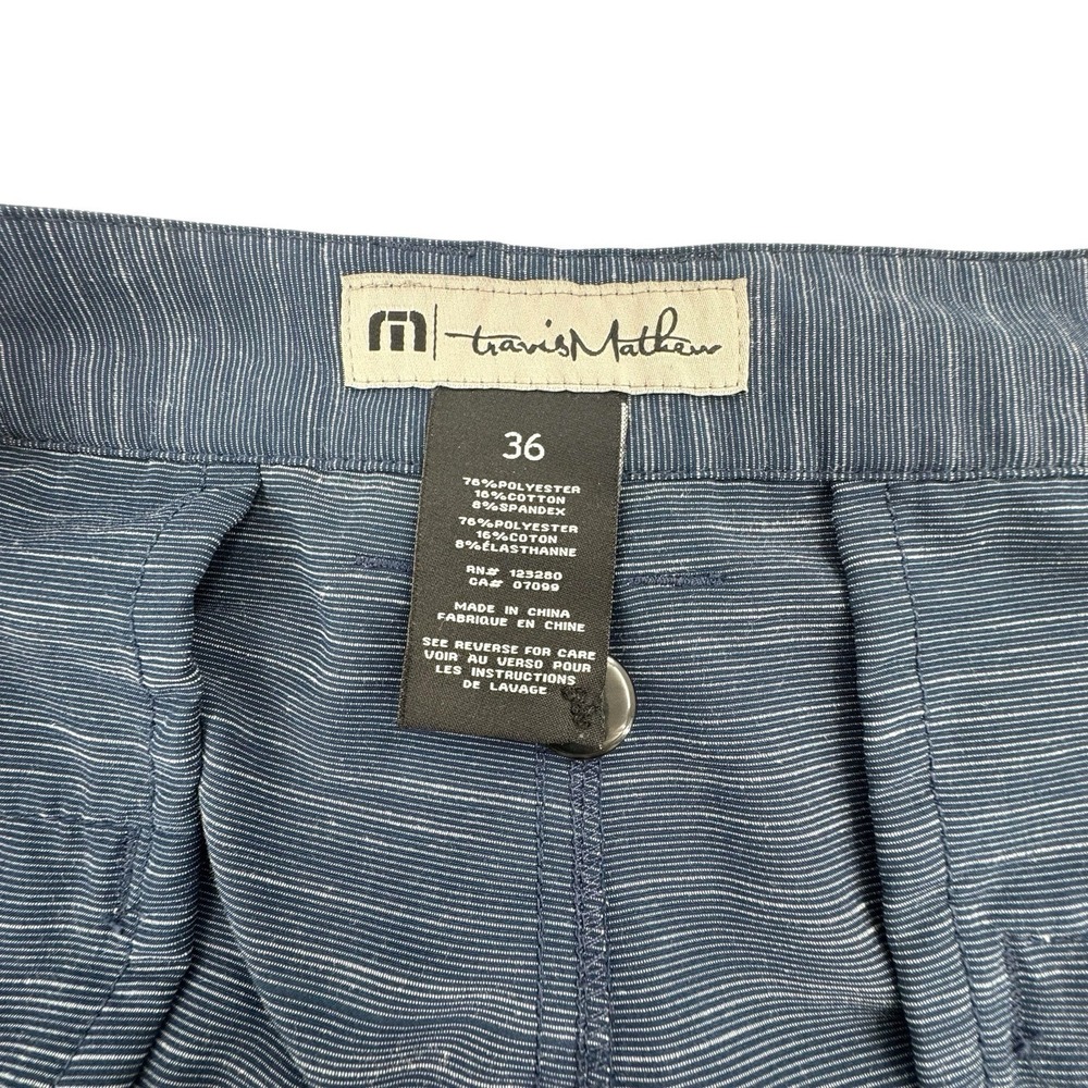 Travis Mathew Beck Blue Golf Shorts‎ 1MM208 Men's Size 36 - Picture 2 of 8
